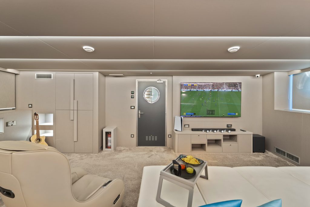 FREEDOM Cinema room - Lower deck FREEDOM Cinema room - Lower deck