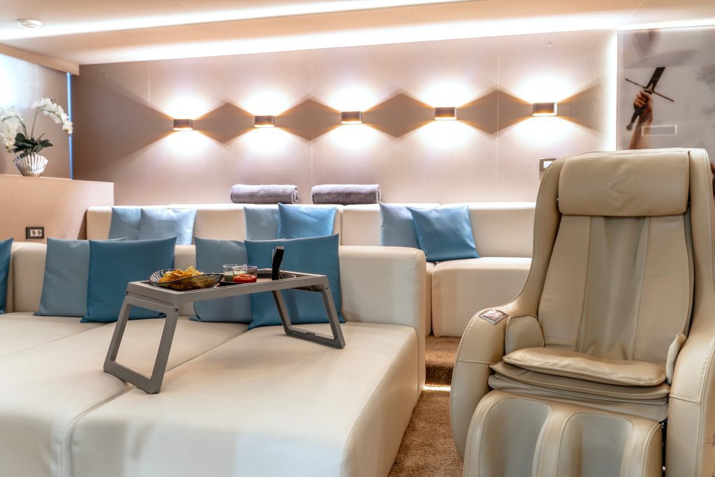 FREEDOM Cinema room - Lower deck FREEDOM Cinema room - Lower deck